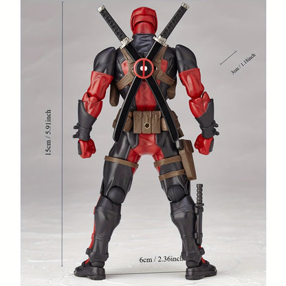 "Fan Favorite" Disney Deadpool X-Men Collectible Figurine - Pvc, Articulated Joints, Perfect For Ages 14+ | Ume Brand