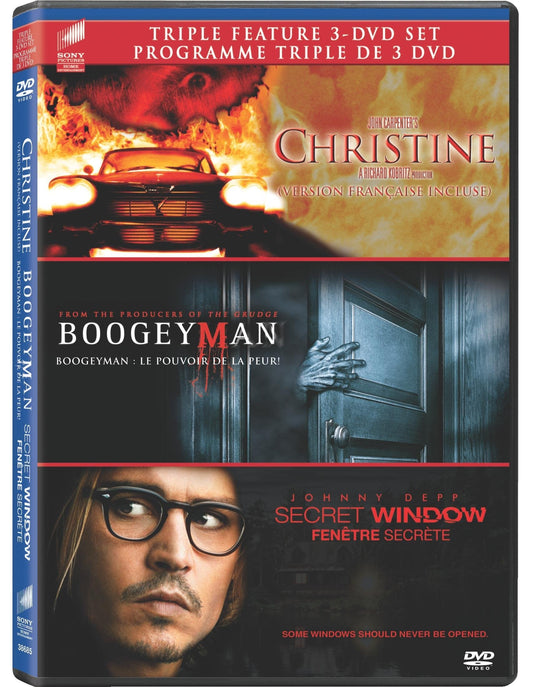 Boogeyman (2005) / Christine (1983) / Secret Window - Set (Bilingual)