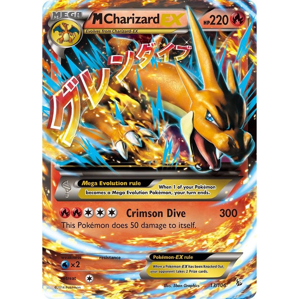M Charizard EX (Y) (13/106) (FLF)