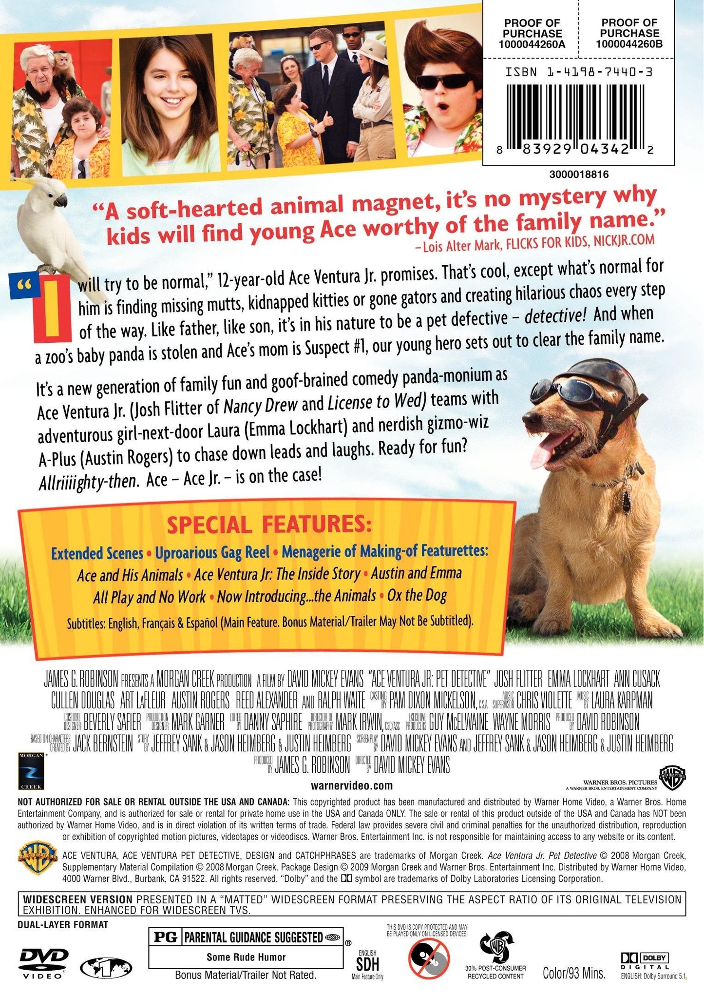 Ace Ventura, Jr.: Pet Detective - DVD (Used)