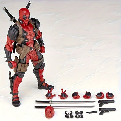 "Fan Favorite" Disney Deadpool X-Men Collectible Figurine - Pvc, Articulated Joints, Perfect For Ages 14+ | Ume Brand