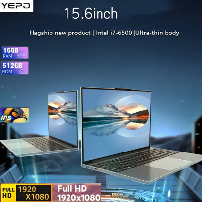 15.6 Inch Business Laptop Notebook PC CPU Intel i7  16GB RAM 2TB SSD Storage Windows 11 Fingerprint Recognition Backlit Keyboard