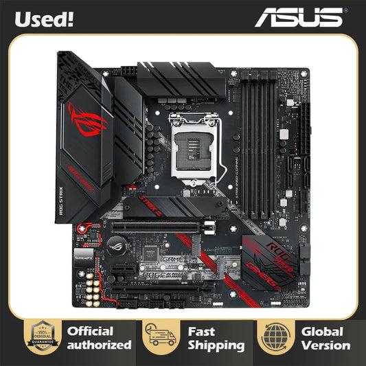 ASUS ROG STRIX B460-G GAMING motherboard Socket 1200 supports 10th Gen Core, Pentium Gold and Celeron CPU processors
