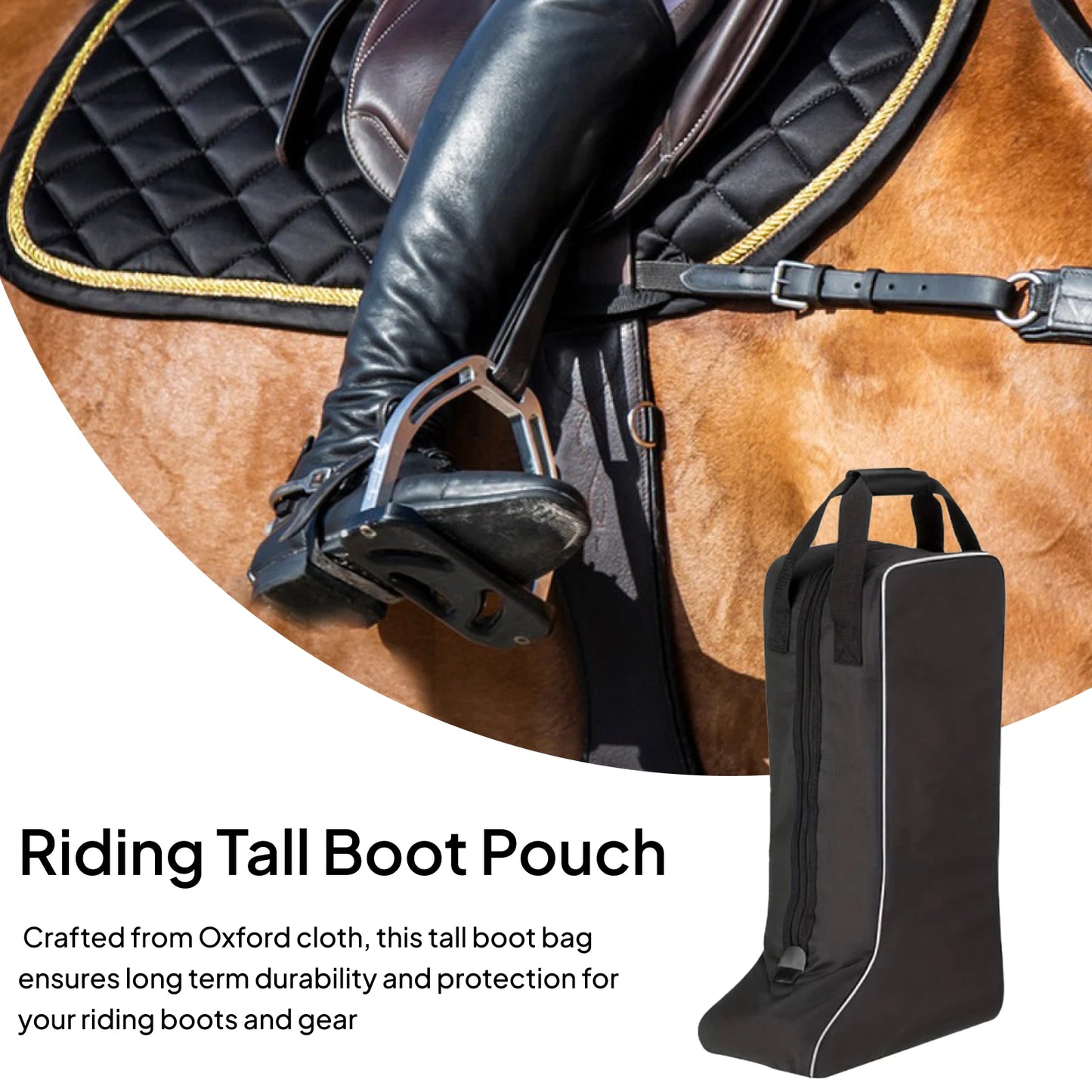 Horse Riding Tall Boot Bag Carry Pouch Competition Equestrian Pack Equipment,Equestrian Pack Equipment Professional Protection