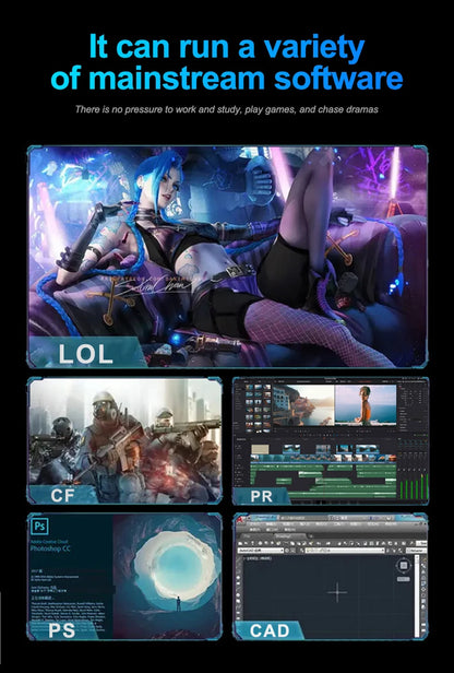 15.6 Inch Business Laptop Notebook PC CPU Intel i7  16GB RAM 2TB SSD Storage Windows 11 Fingerprint Recognition Backlit Keyboard