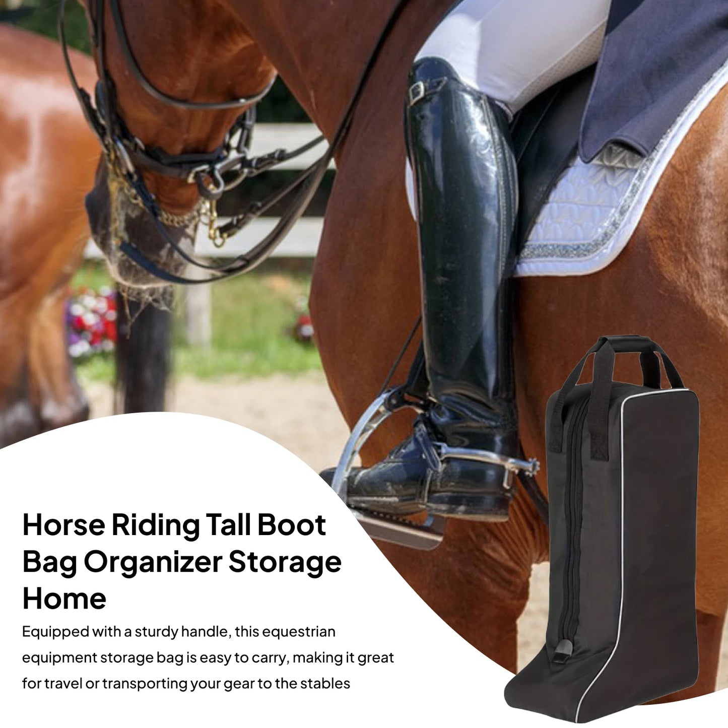 Horse Riding Tall Boot Bag Carry Pouch Competition Equestrian Pack Equipment,Equestrian Pack Equipment Professional Protection