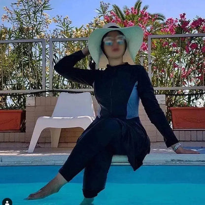 Arab  Swimsuit Women's Three-piece Conservative