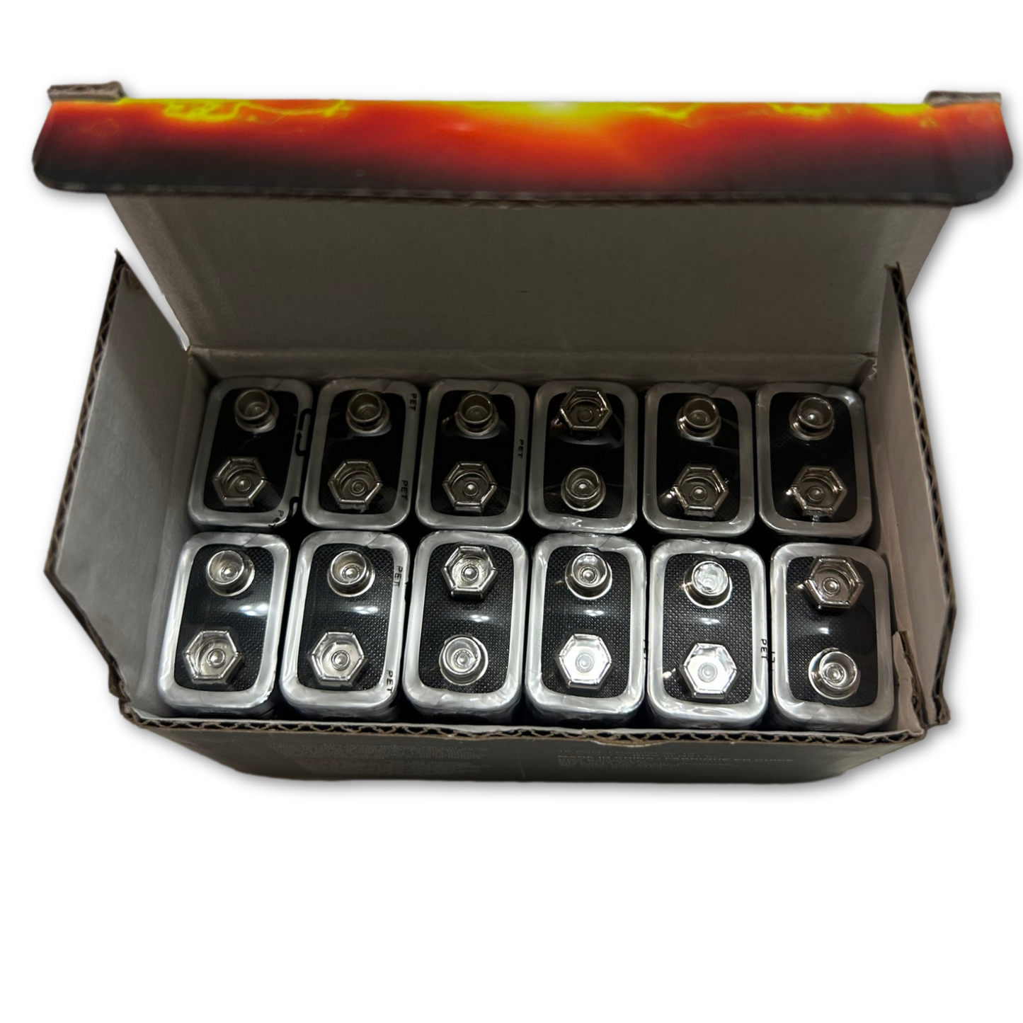 BRS 9V Alkaline Batteries — 12‑Pack (BRS6LR619V)