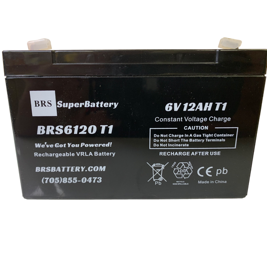 BRS6120 T1 – 6V 12Ah Battery