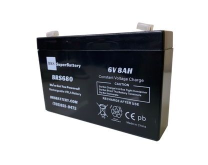 BRS680 – 6V 8Ah Battery