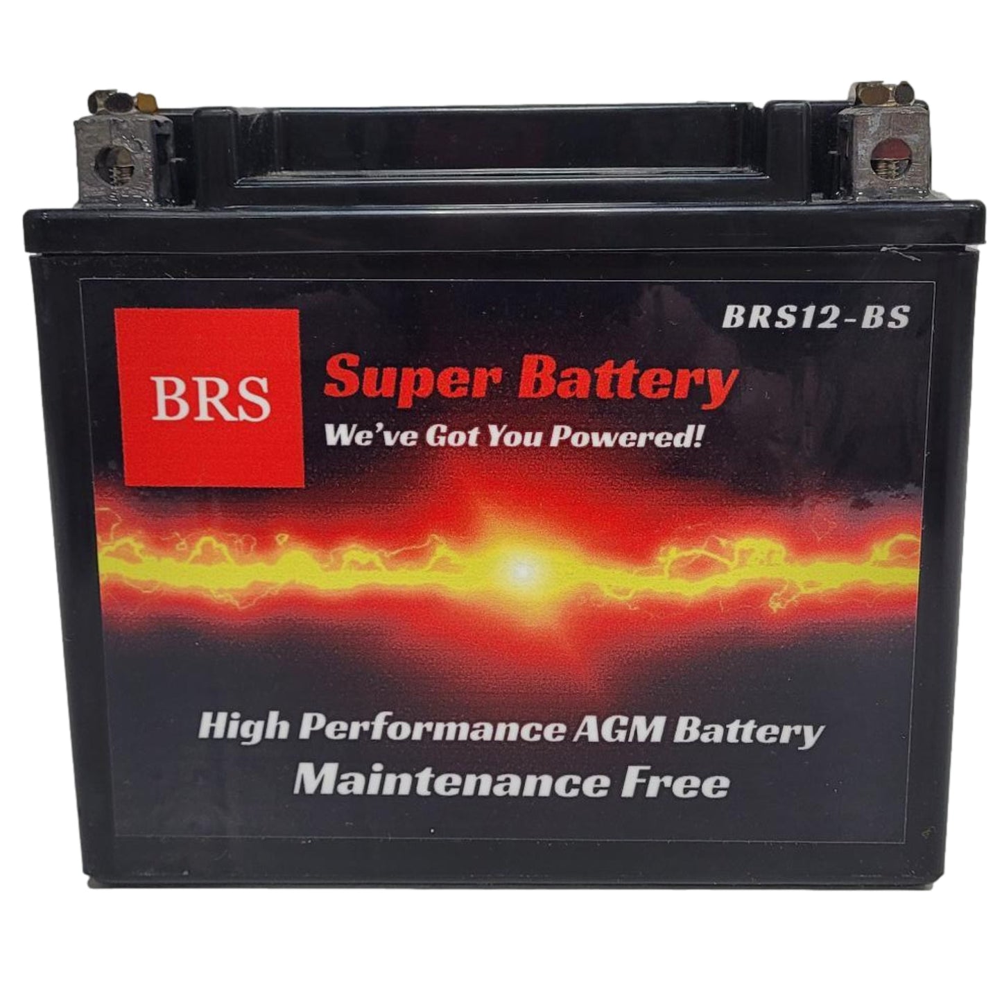 High Performance BRS12-BS 2 Year Warranty & Smart Charger / Maintainer Combo Bundle Kit 12v Sealed AGM PowerSports Battery