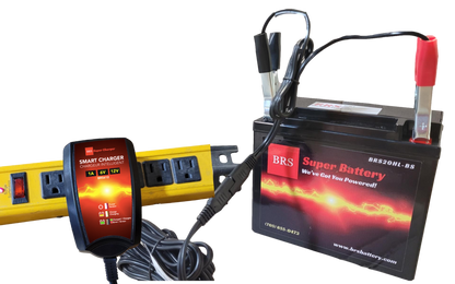 BRS9B-BS 30 Day Warranty Battery & Smart Charger / Maintainer Combo Bundle Kit