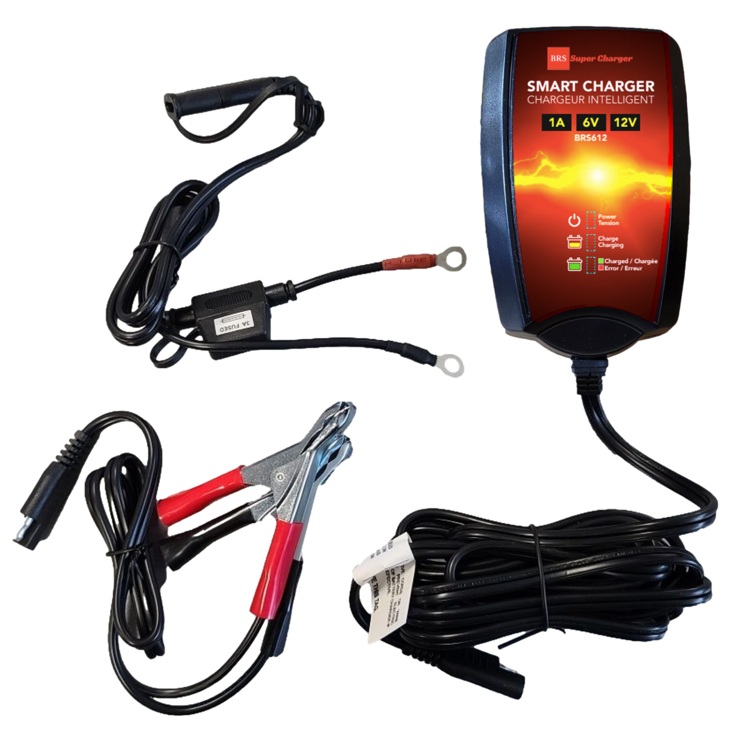 BRS30L-BS 30 Day Warranty Battery & Smart Charger / Maintainer Combo Bundle Kit