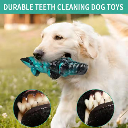 Croc‑Style Heavy‑Duty Chew Toy for Aggressive‑Chewer Dogs; Built to Last