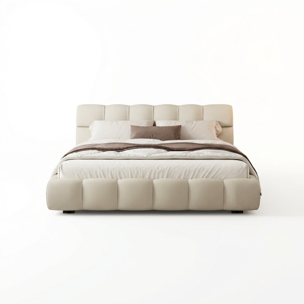 The Valencia Modern Low-Profile King Tufted Bed