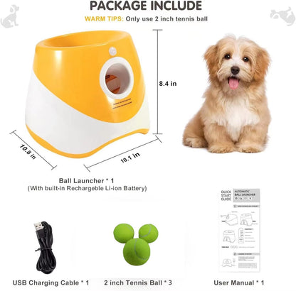 Automatic Interactive Ball Launcher Toy for Dogs
