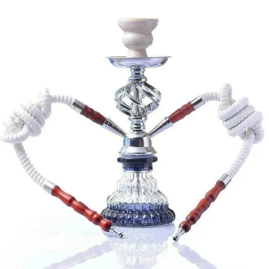 Double pipe Stainless steel  Arabian hookah