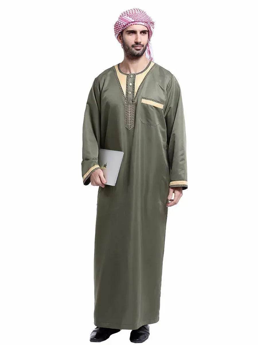Eid Ramadan ArabKaftan Jalabiya for Men Arab Dubai Middle Eastern Men's Moroccan Men's Jalabiya