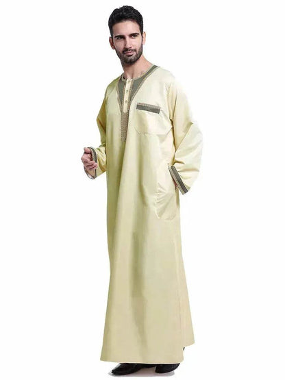 Eid Ramadan ArabKaftan Jalabiya for Men Arab Dubai Middle Eastern Men's Moroccan Men's Jalabiya