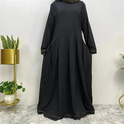 European And American Large Size Arab  Dress