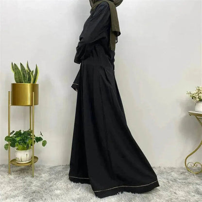 European And American Large Size Arab  Dress