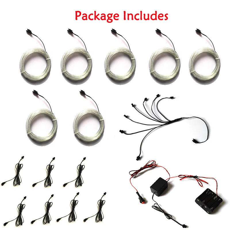 EL Suits New Fashion LED/EL Clothes Luminous Costumes Glow Dance Supplies Light Clothing Men For Holiday DIY Decoration Hot Sale