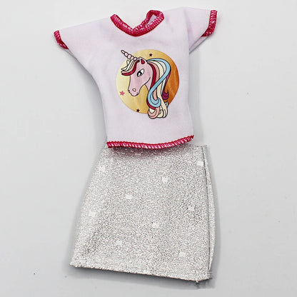 1/6 Doll Skirt Fashion Casual Wear Handmade Girl Clothes for Barbies Accessories DIY Toys Baby Gift