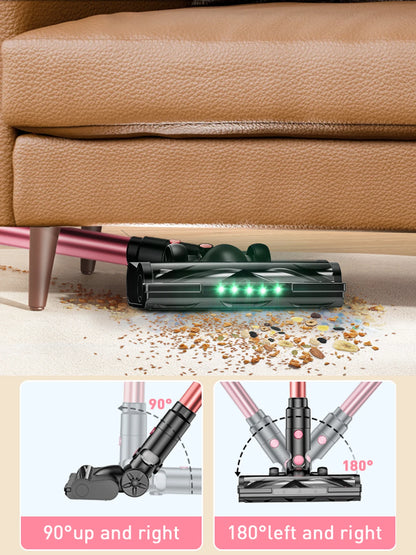 New Cordless Deep Cleaning Vacuum Cleaner Wireless Stick Vacuum for Dryer Vent for Home Hotels Cars Garage Application Battery