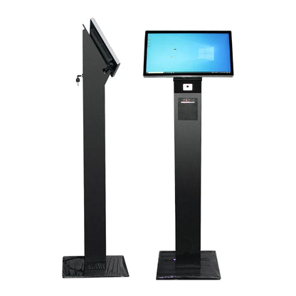 15.6 21.5 24 Inch Custom Column  Flat Screen Touch Ips Lcd Self Ordering Touchscreen Tablet Kiosk