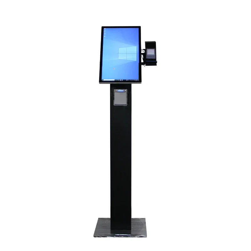 15.6 21.5 24 Inch Custom Column  Flat Screen Touch Ips Lcd Self Ordering Touchscreen Tablet Kiosk