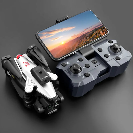K10 Max Hot Sale Low Price High Quality Mini Foldable Three Camera Professional RC Beginner Drone Quadcopter Kids Gift Toy