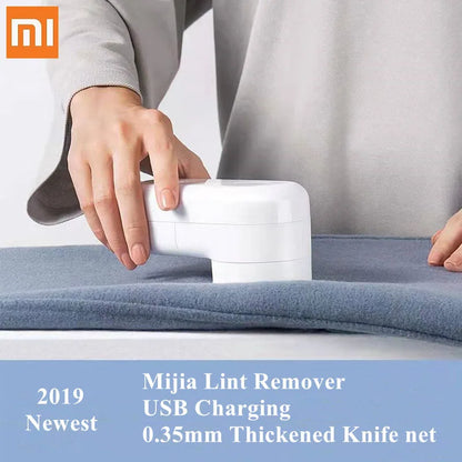 Stock Original Xiaomi Mijia Portable Lint Remover With 3pcs Replace Cutter Heads Hair Ball Trimmer Sweater Remover Motor Trimmer