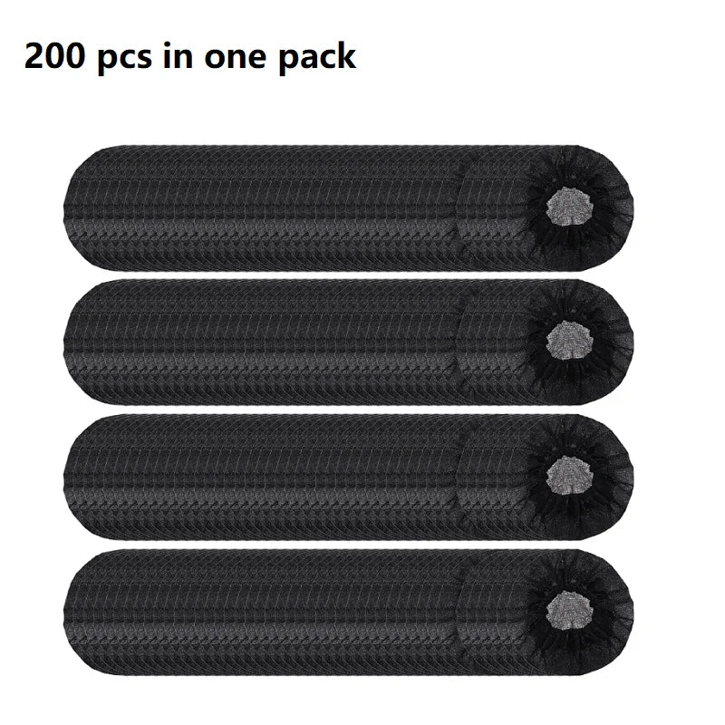 200 Packs of Microphone Covers Disposable Individually Wrapped Disposable Protective for Most Mic