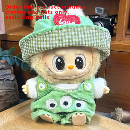 Labubu Designer Clothes Accessories For Sitting And Standing Plush Dolls Universal Blind Box Clothing