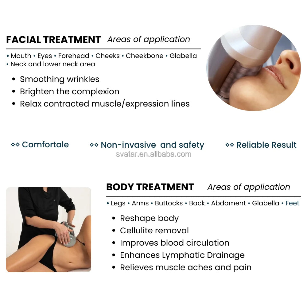 Body Roller Endoroller Device for Body Sculpting Buttock Toning Micro Vibration Roller Massage Lymphatic Drainage Therapy