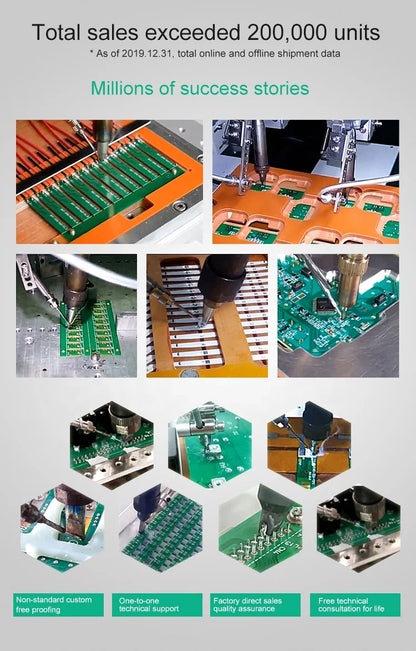 Robot de soudage PCB automatique de haute précision, machine de soudage industrielle avancée, état neuf