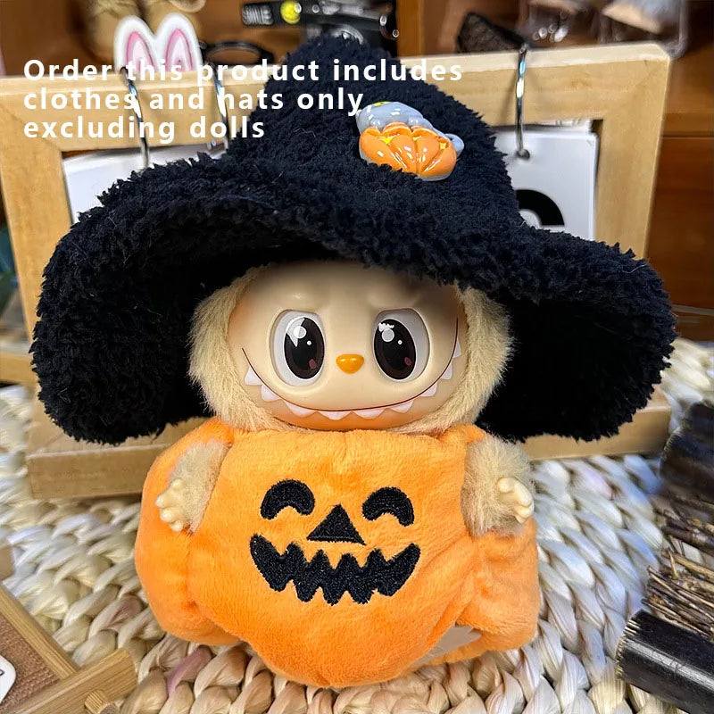 Labubu Designer Clothes Accessories For Sitting And Standing Plush Dolls Universal Blind Box Clothing