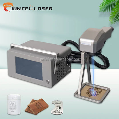 Machine de marquage laser UV portable JUNFEI 20 W/30 W/50 W, mini graveur laser, refroidissement par air pour supports métalliques DXF PLT BMP pour verre