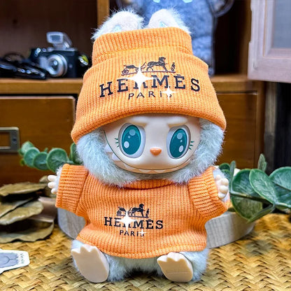 Labubu Designer Clothes Accessories For Sitting And Standing Plush Dolls Universal Blind Box Clothing