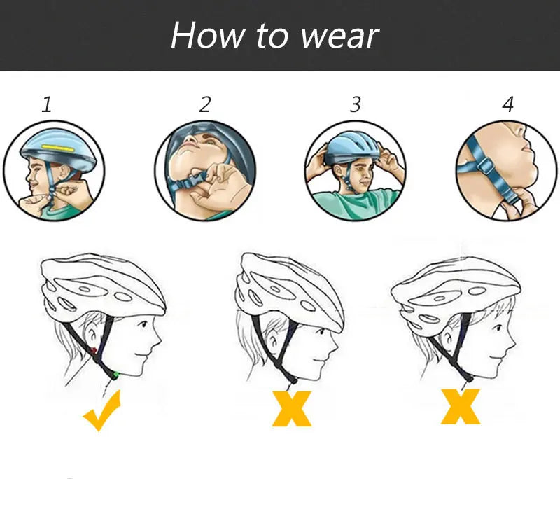 Casque de vélo avec lumière LED pour hommes et femmes, casque de vélo à lentille magnétique, route, montagne, équitation, sports de vélo, planche à roulettes, scooter