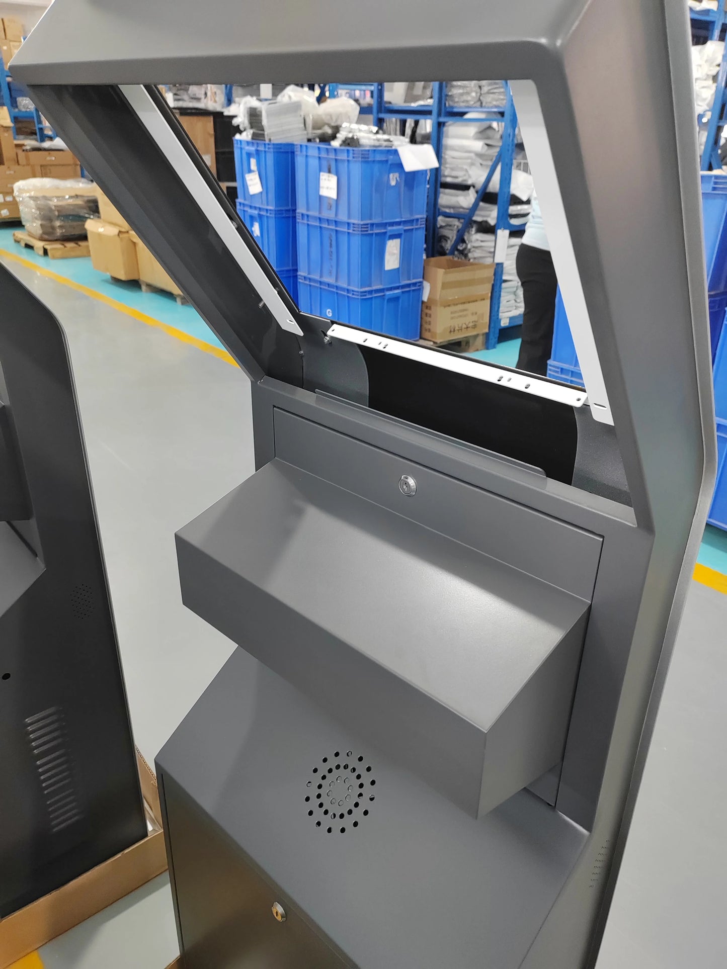 Self Service Kiosk Document Scanning Kiosk Self Payment Kiosk Sell Books Documets with Qr Code