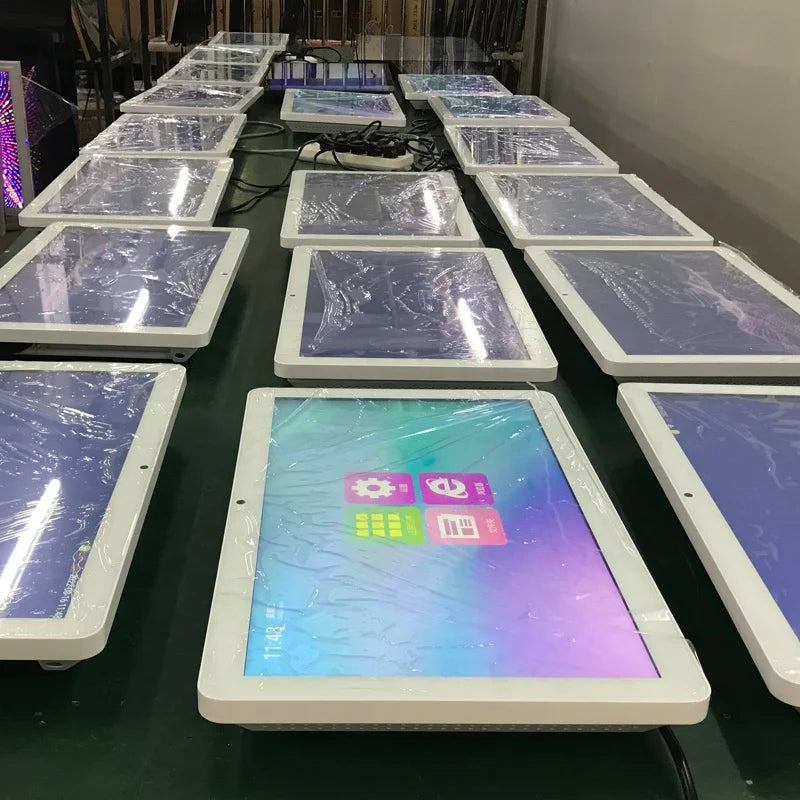 All One IP65 Wall-Mounted PC Embedded Capacitive Touch Screen Panel Small Size Android OS I7/i3/RK3568 CPU 15.6\" Monitors