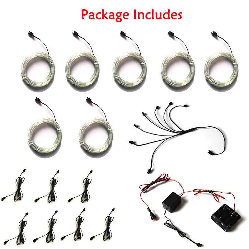 EL Suits New Fashion LED/EL Clothes Luminous Costumes Glow Dance Supplies Light Clothing Men For Holiday DIY Decoration Hot Sale