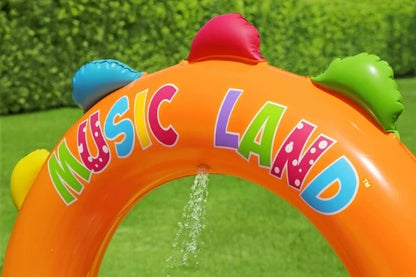 Bestway 53117  Hot Sale Kids Summer Water Party Pool rainbow Ring Inflatable Play Center Pool Garden Kiddie Pool