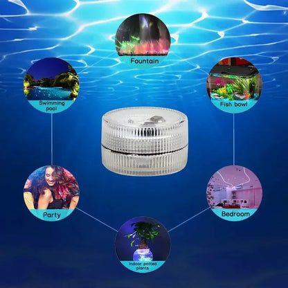 Mini LED Colorful Waterproof DIY Assembly Model Accessories with Remote Control Flashing Light Handmade Electronic Components