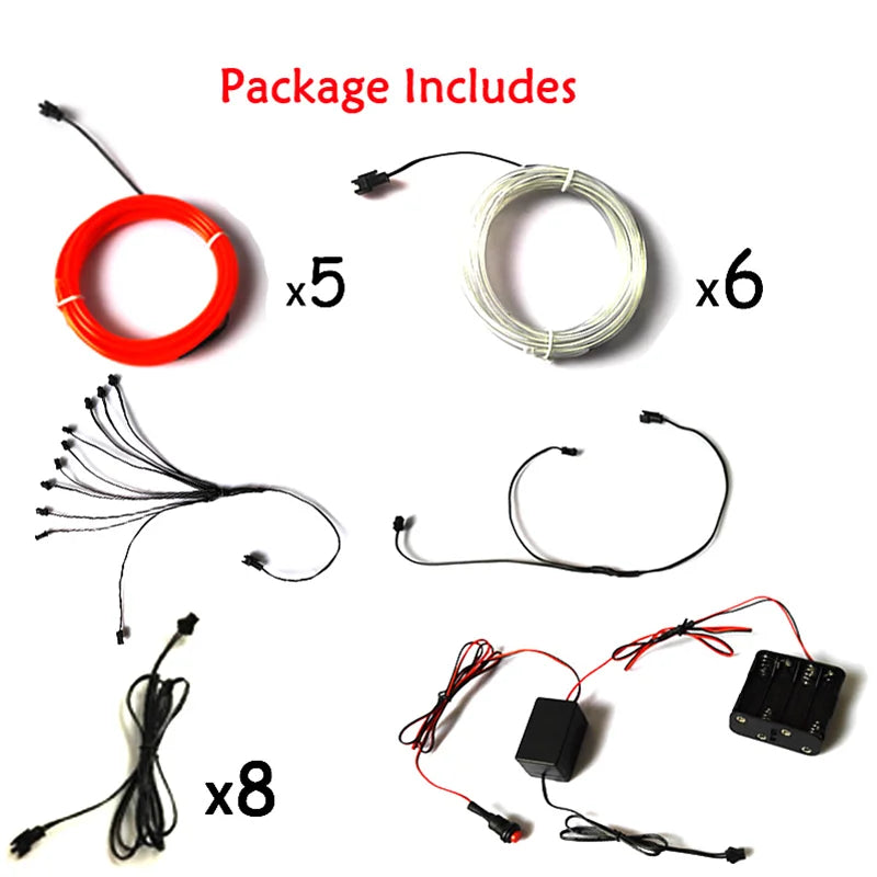 EL Suits New Fashion LED/EL Clothes Luminous Costumes Glow Dance Supplies Light Clothing Men For Holiday DIY Decoration Hot Sale