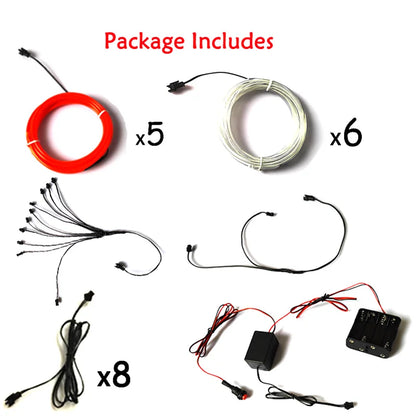 EL Suits New Fashion LED/EL Clothes Luminous Costumes Glow Dance Supplies Light Clothing Men For Holiday DIY Decoration Hot Sale