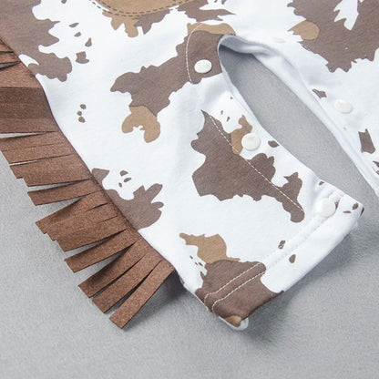 Cowboy Cow Boy Costume Rompers for Baby Boys Toddler Infant Halloween Christmas Birthday Party Cosplay Fancy Dress