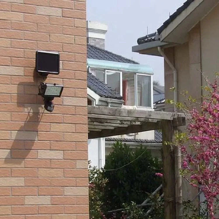 Projecteur avec capteur de corps solaire à infrarouge, 60 LED, Anti-vol, éclairage pour allée, Villa, Garage