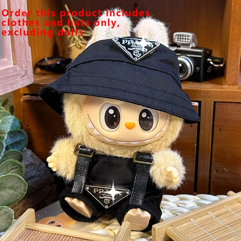 Labubu Designer Clothes Accessories For Sitting And Standing Plush Dolls Universal Blind Box Clothing